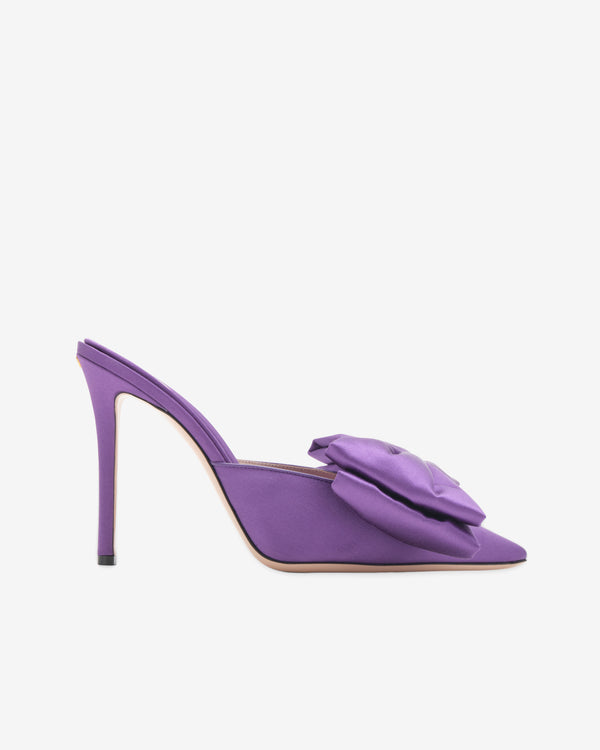 Valentino - Women's Yolande Satin Mule - (Electric)