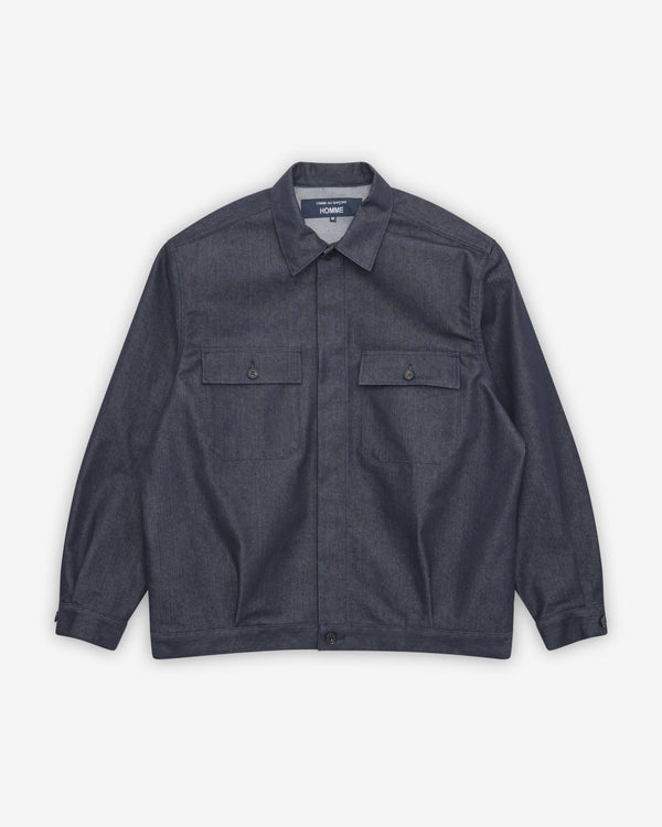 CDG Homme - Men's Jacket - (Navy/White)