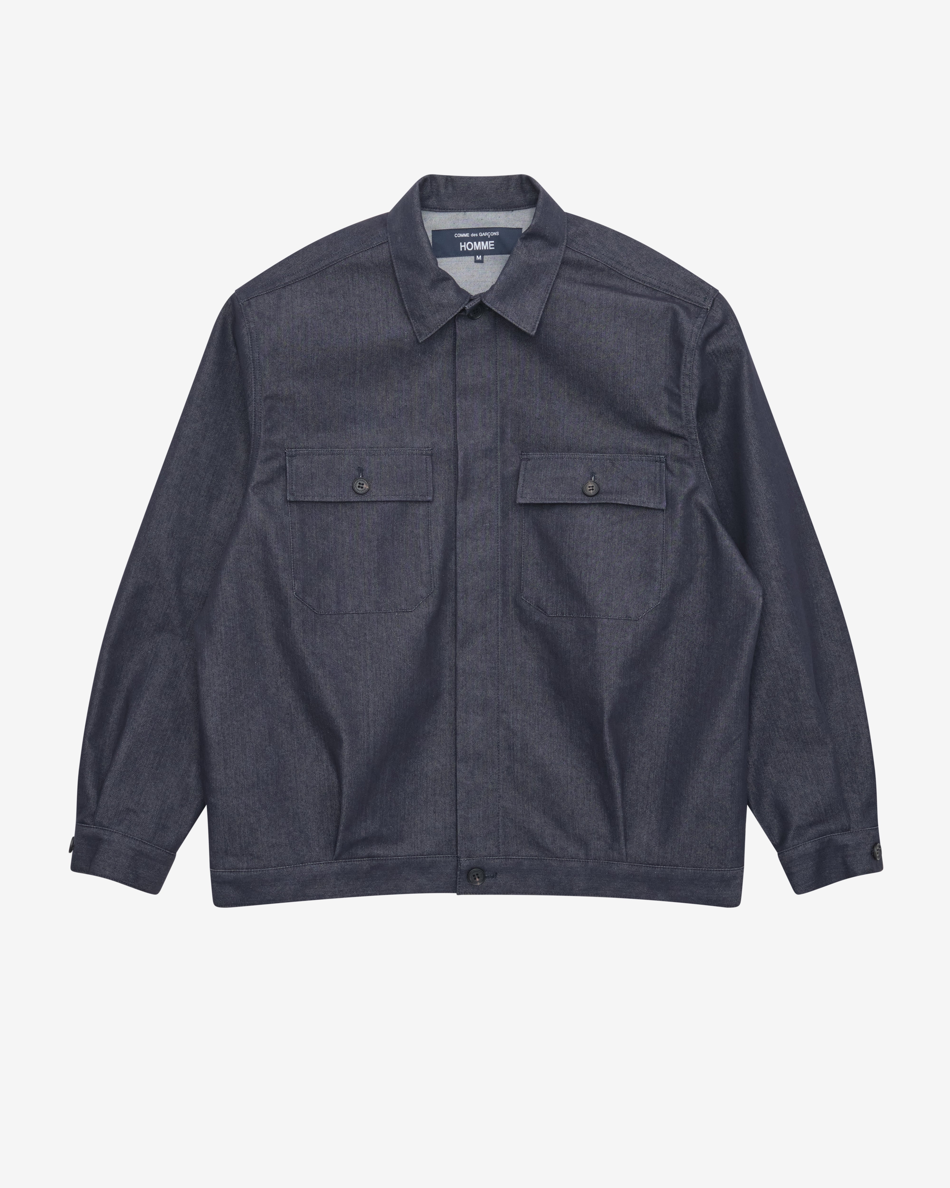 ジャケット・アウター 2021SS COMME des GARCONS SHIRT Jacket COMME des GARÇONS Homme Men's Zip Detail Jacket - Black – ficegallery