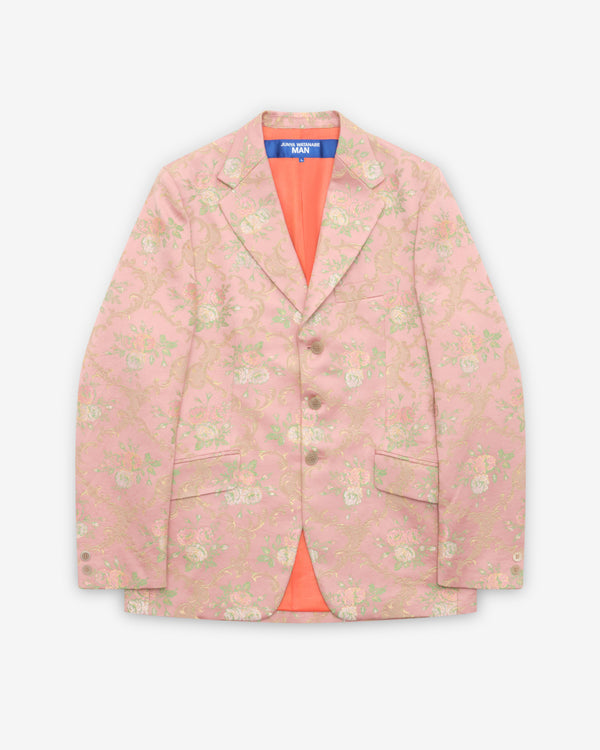 Junya Watanabe Man - Men's Floral Blazer - (Pink/Green)