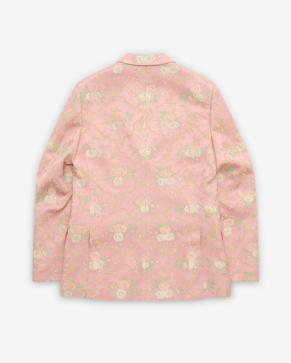Junya Watanabe Man - Men's Floral Blazer - (Pink/Green)