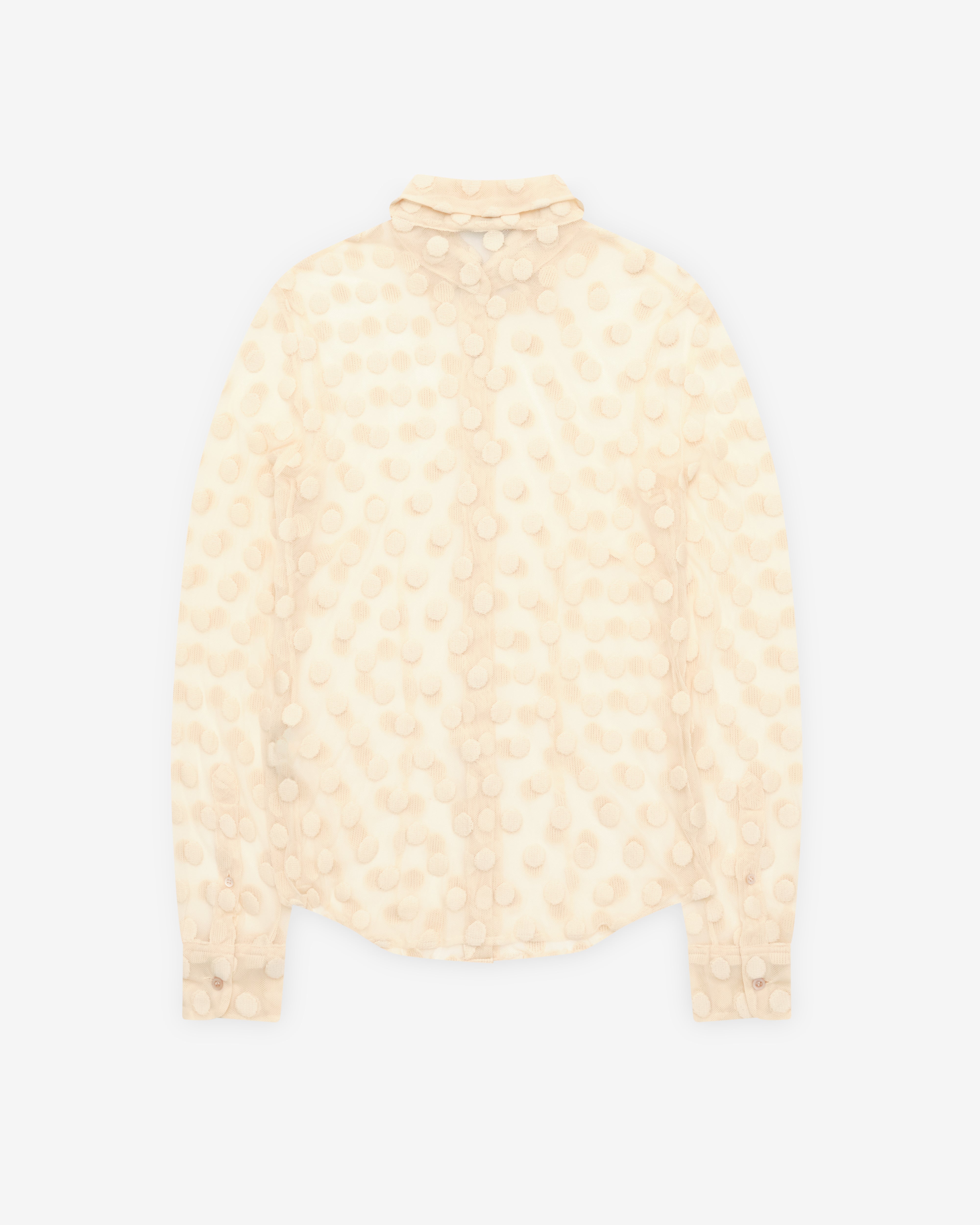 Dries Van Noten: Women's Sheer Shirt (Ecru) | DSMNY E-SHOP