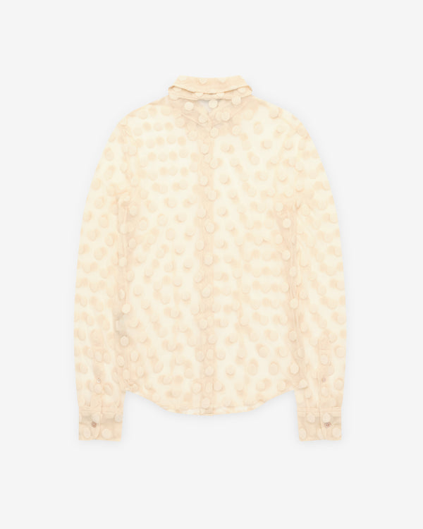 Dries Van Noten - Women's Sheer Shirt - (Ecru)