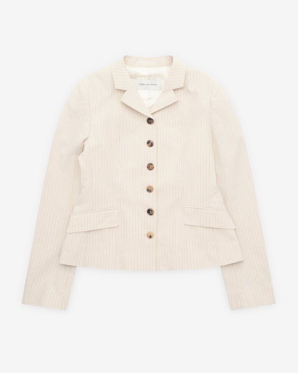 Dries Van Noten - Women's Belia Jacket - (Ecru)
