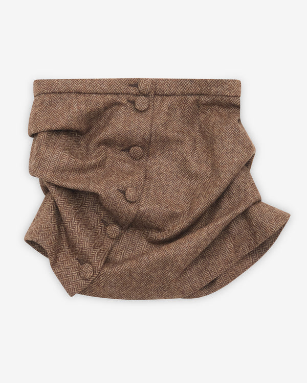 August Barron - Women's Lifted Pencil Skirt - (Brown)