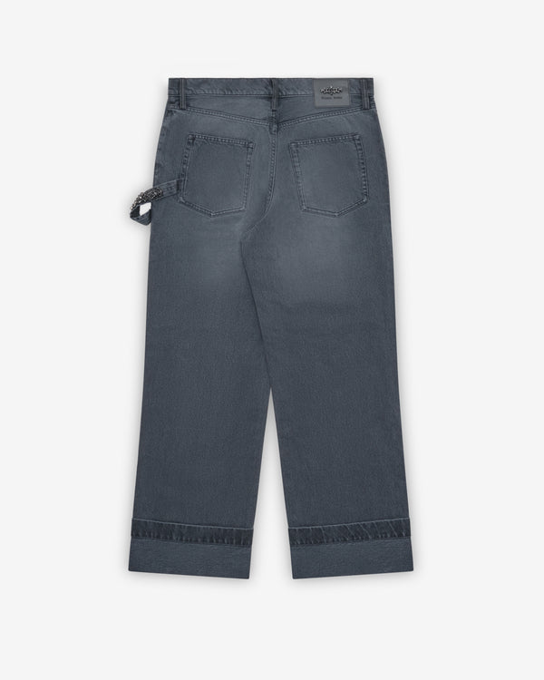 Simone Rocha - Men's Straight Leg Jeans - (Charcoal)