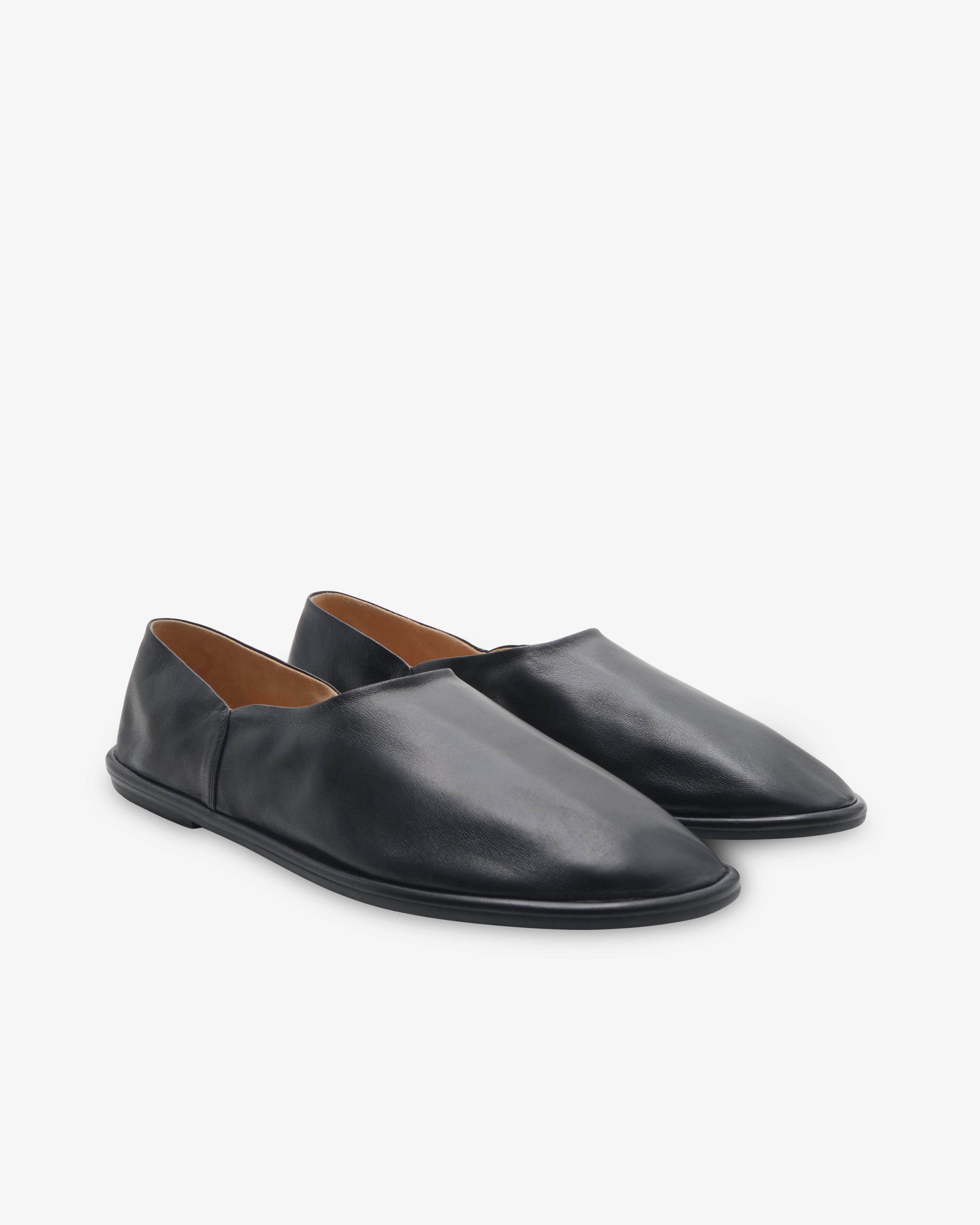 The Row: Men's Canal Slip On Shoe (Black) | DSMNY E-SHOP