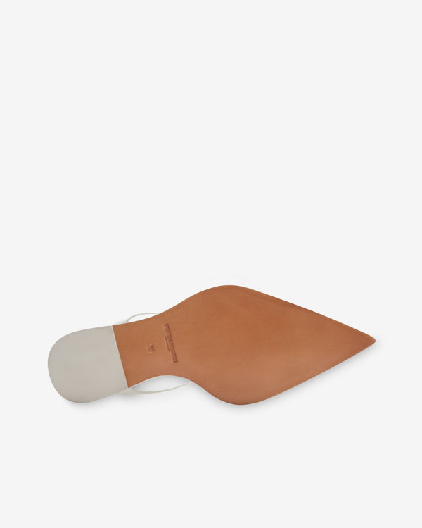 Melitta Baumeister - Women's Pointy Flip Flop - (White)