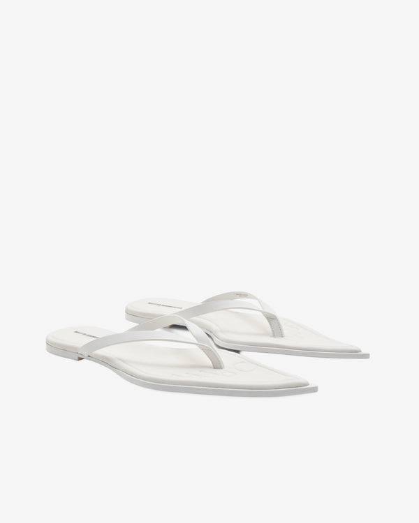 Melitta Baumeister - Women's Pointy Flip Flop - (White)