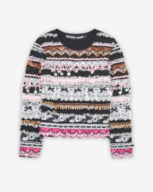 Chopova Lowena - Women's Starbrites Jersey Top - (Black/Multi)