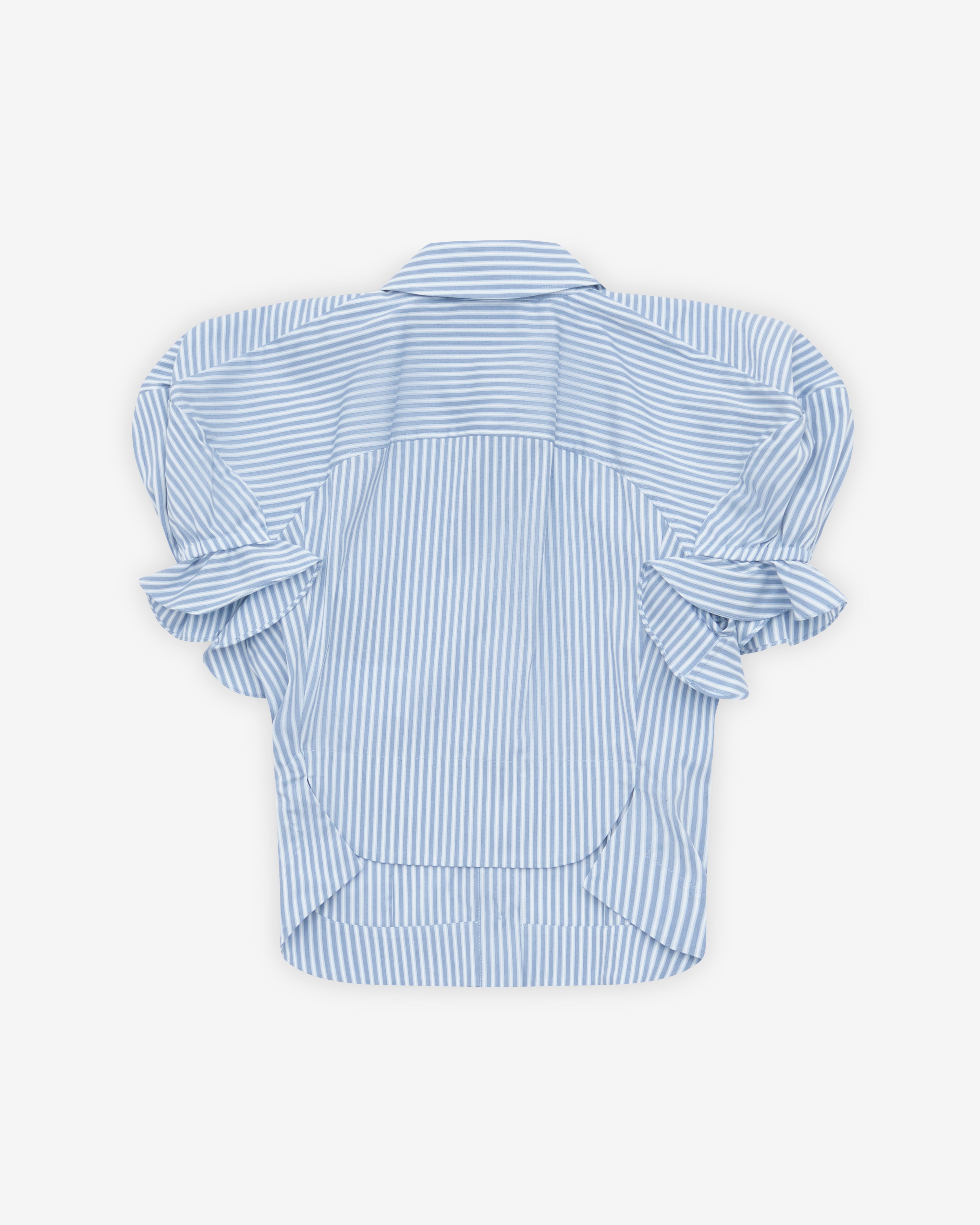 Vivienne Westwood: Women's Gexy Top (Blue/White) | DSMNY E-SHOP