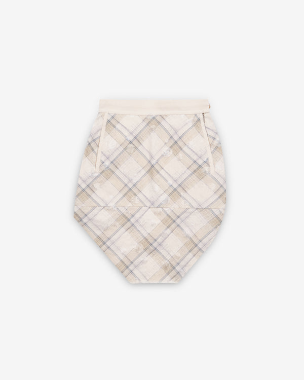 Vivienne Westwood - Women's Mini Frame Skirt - (Ecru)
