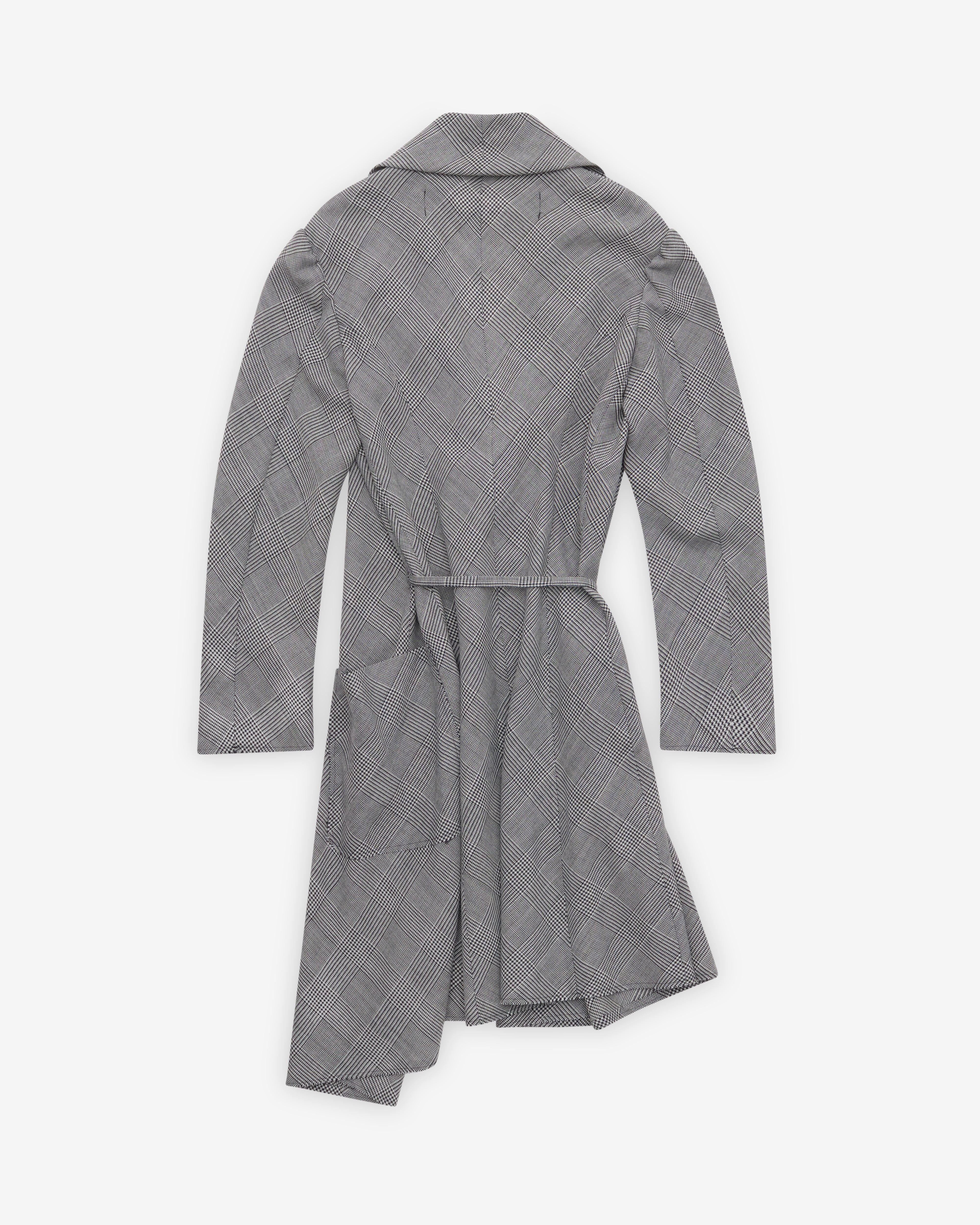 ジャケット・アウター Junya Watanabe Check Duffle Coat Junya Watanabe: Women's Check Jacket (Black/White) | DSMNY E-SHOP