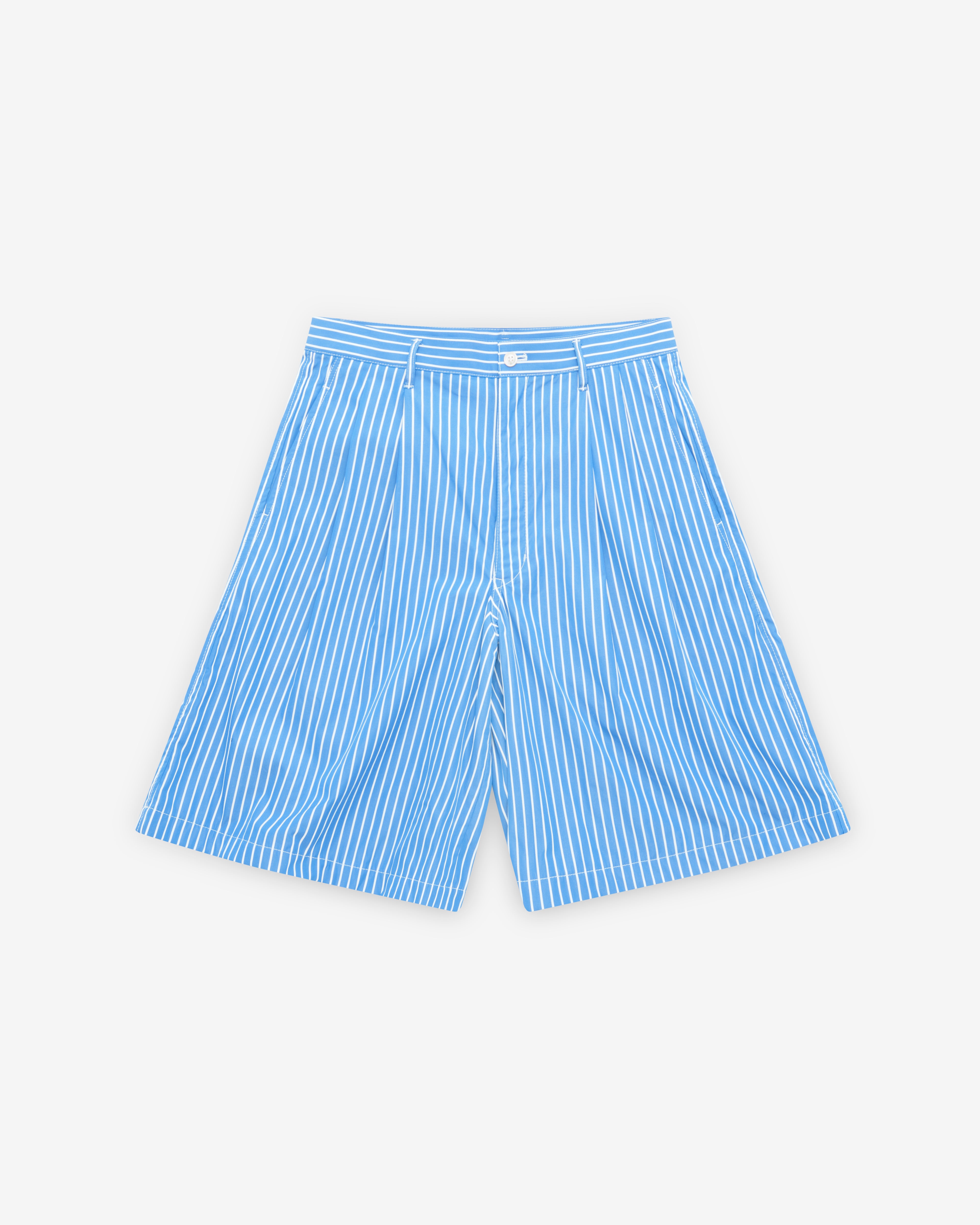 CDG Shirt: Men's Striped Shorts (Blue/White) | DSMNY E-SHOP