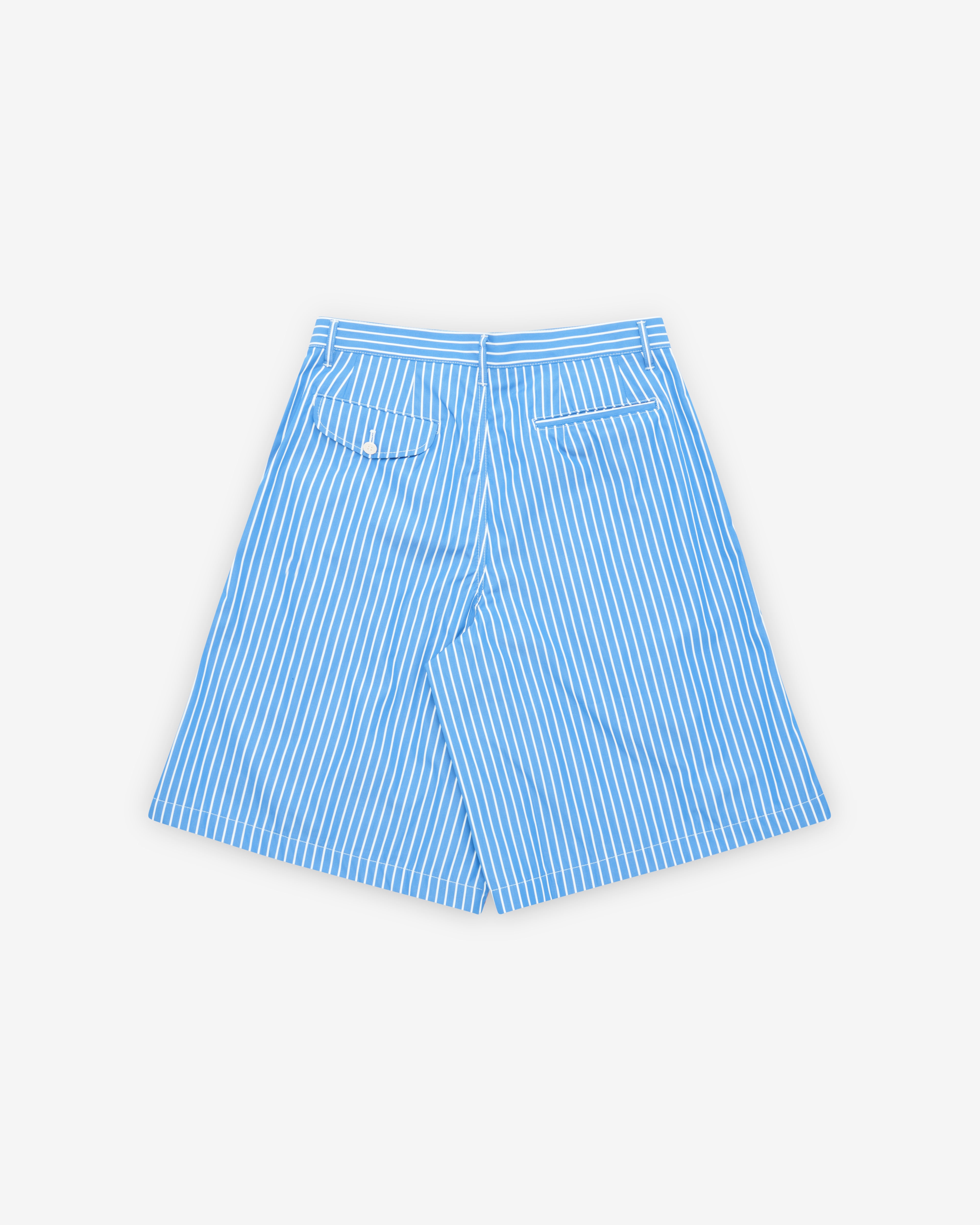 CDG Shirt: Men's Striped Shorts (Blue/White) | DSMNY E-SHOP