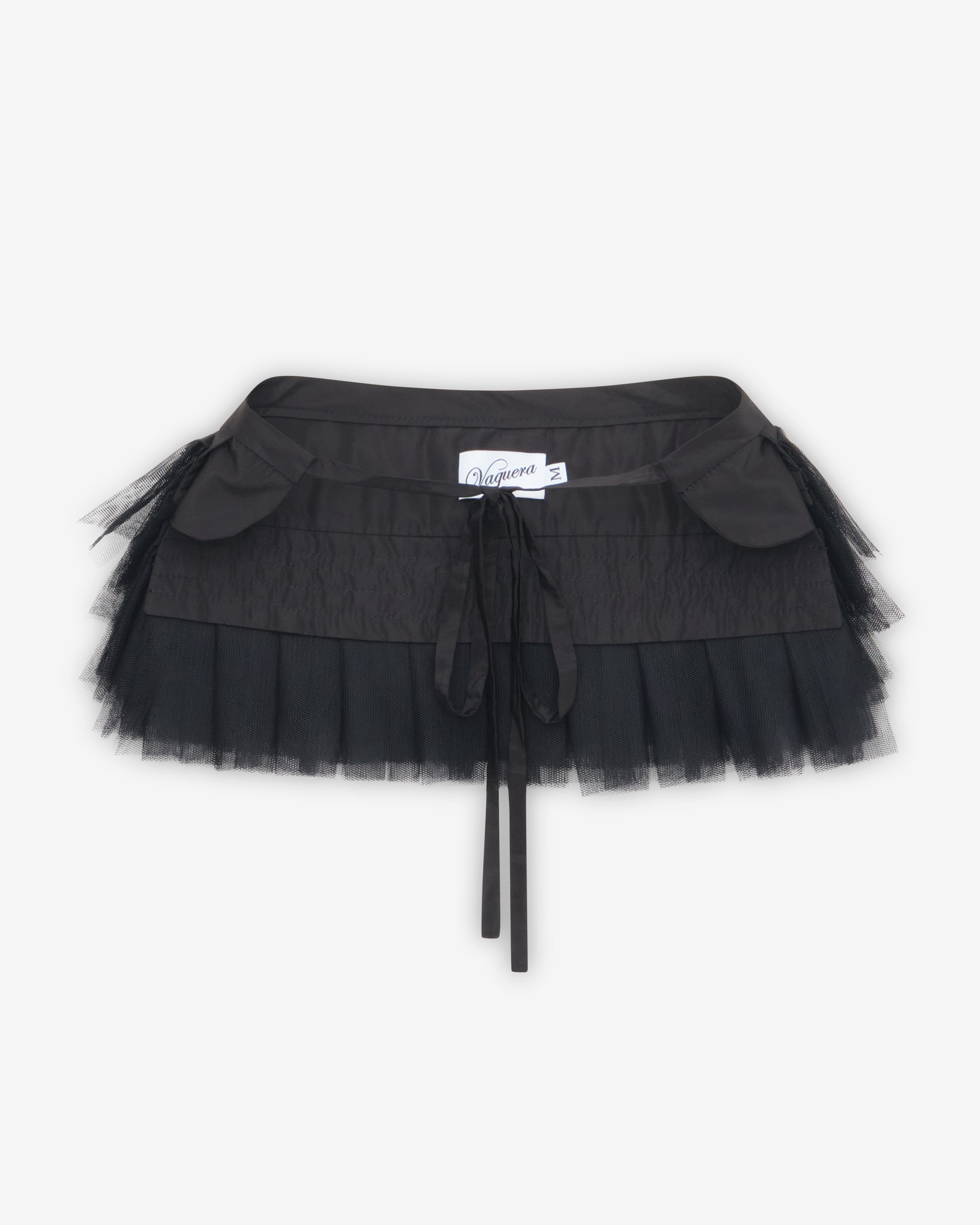 Vaquera: Women's Tulle Belt (Black) | DSMNY E-SHOP