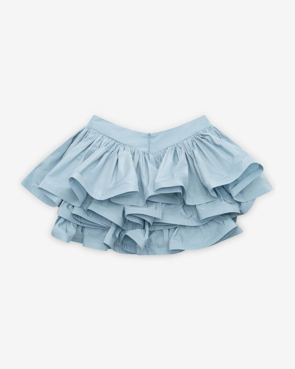 Vaquera - Women's Bustle Skirt - (Baby Blue)