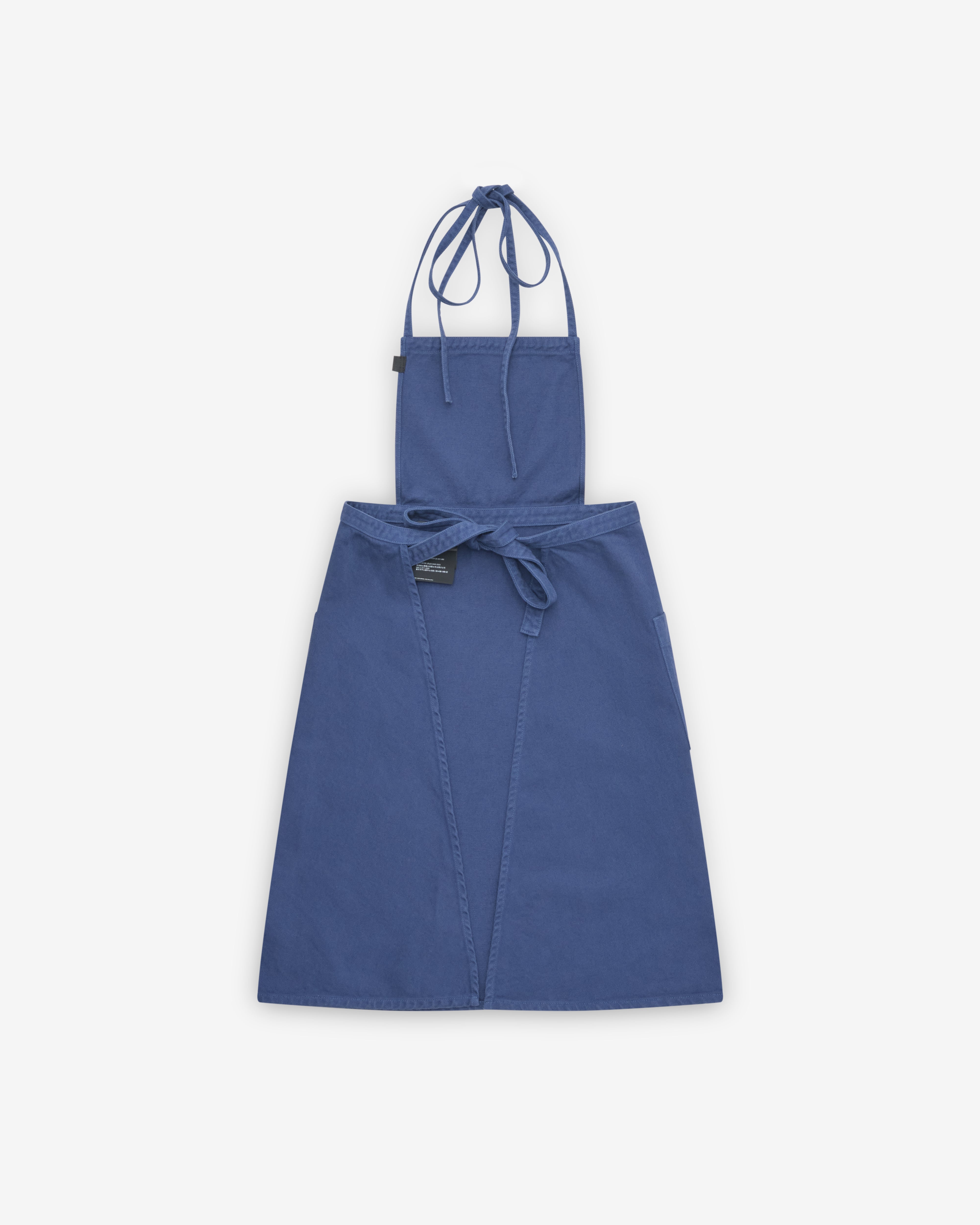 Miu Miu: Men's Garment-Dyed Gabardine Apron (Ink Blue) | DSMNY E-SHOP