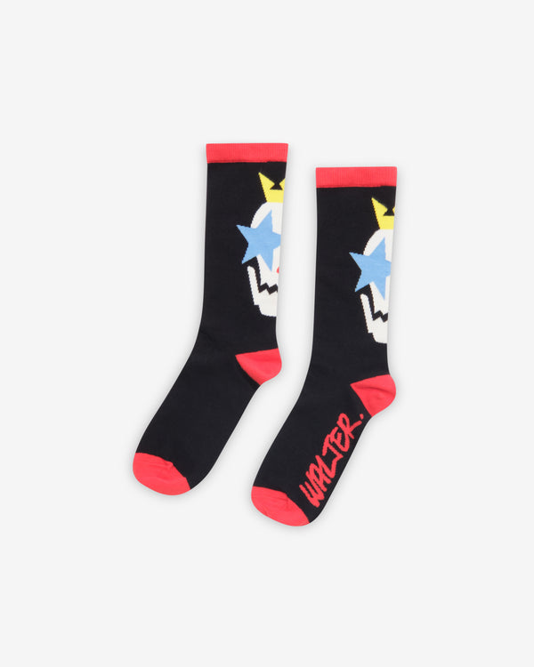 Walter Van Beirendonck - Men's Starry Eyes Socks - (Black)