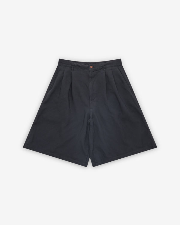 CDG Shirt - Men's Pleated Wide Leg Shorts - (Black)