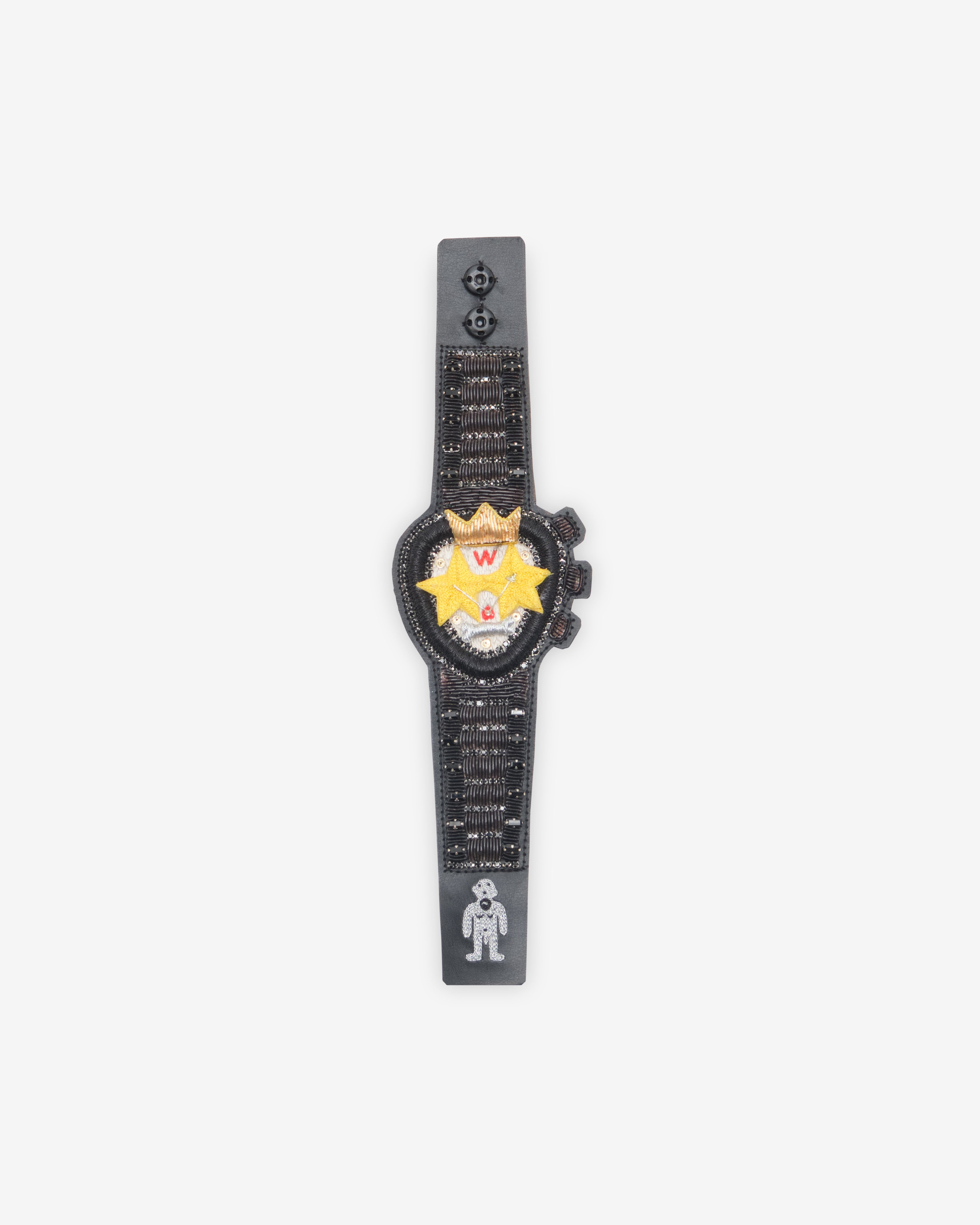 Walter Van Beirendonck: Men's Starry Eyes Bracelet (Black) | DSMNY