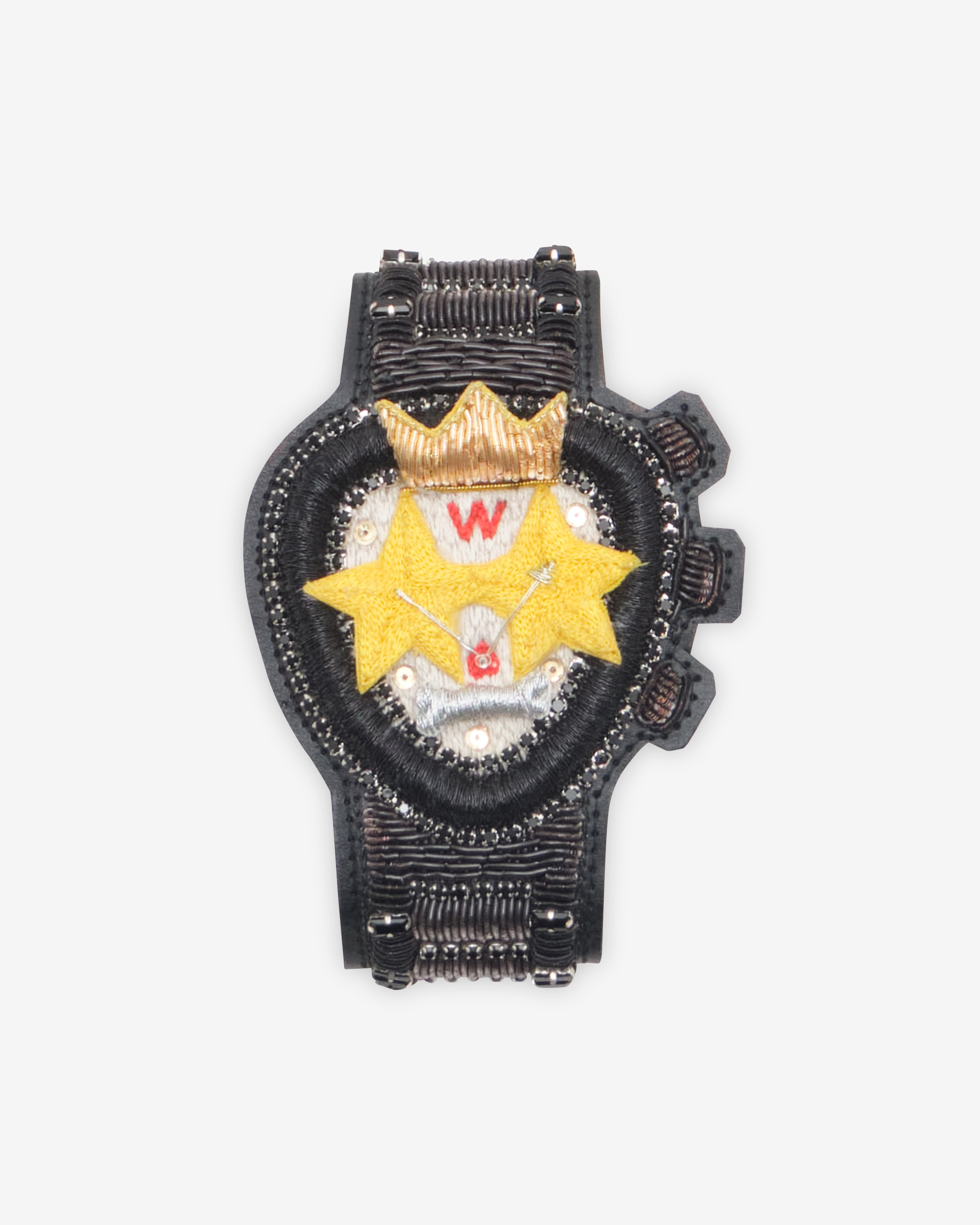 Walter Van Beirendonck: Men's Starry Eyes Bracelet (Black) | DSMNY