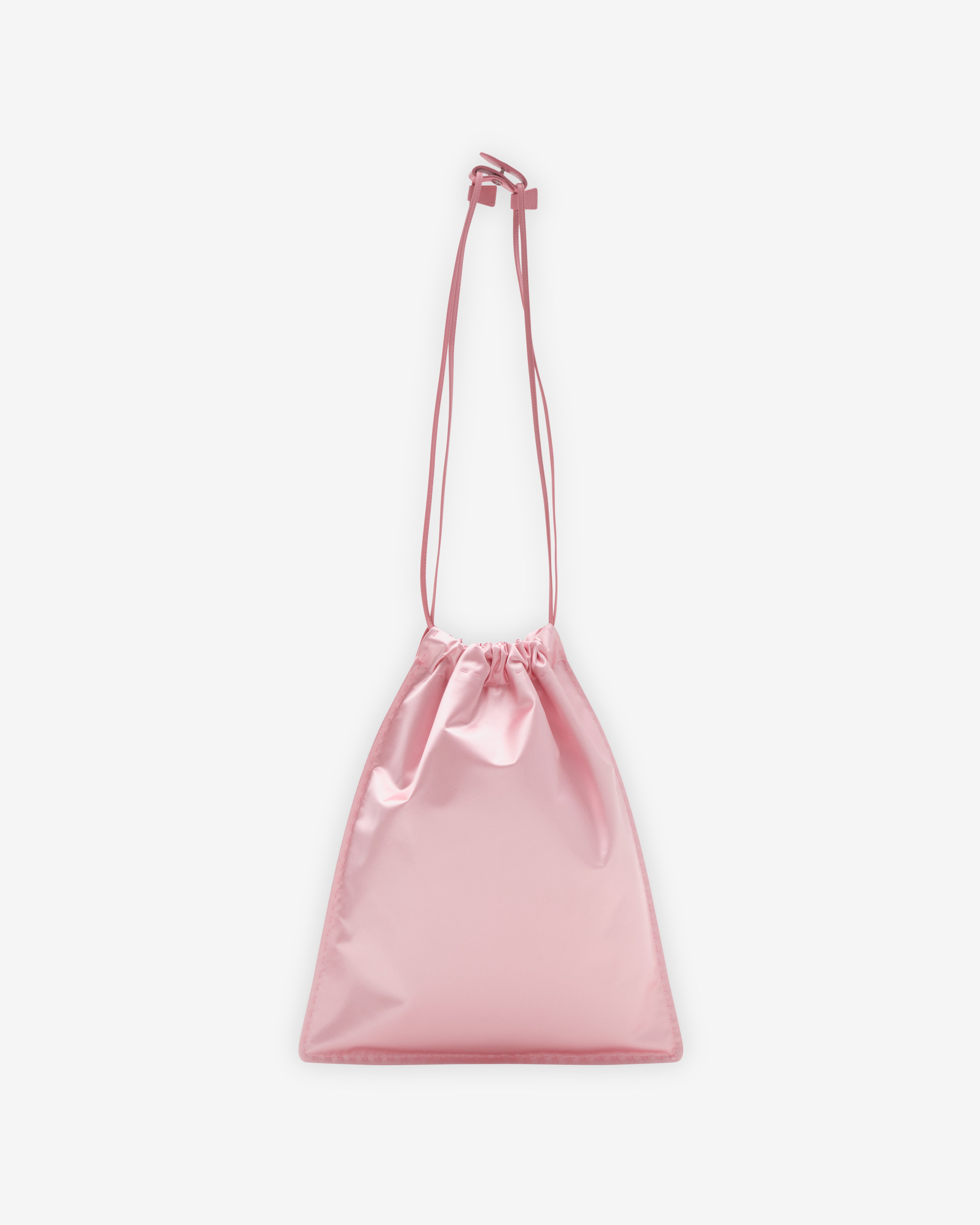 Prada: Women's Prada Wish Silk Duchesse Pouch (Petal Pink) | DSMNY
