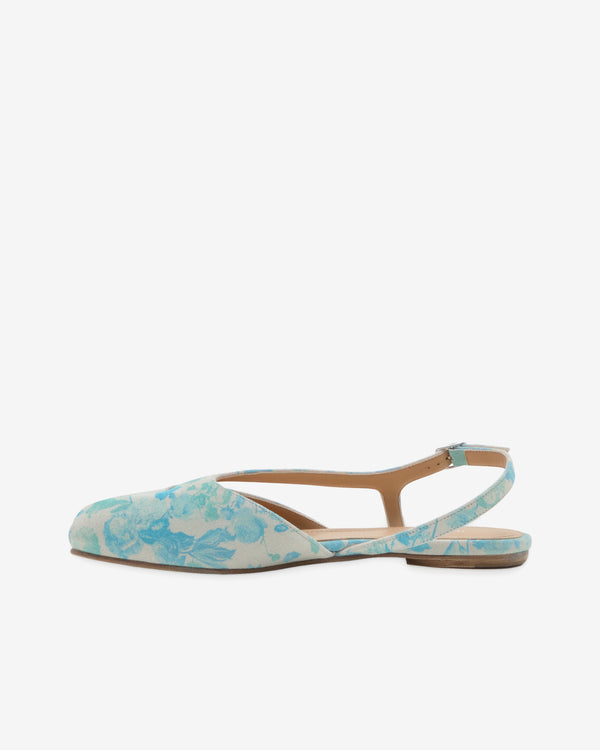 Maison Margiela - Women's Tabi Slingback Sandal - (White/Light Blue)