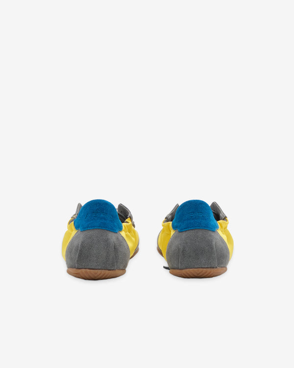 Abra - Women's Ballerina Sneakers - (Yellow/Blue)