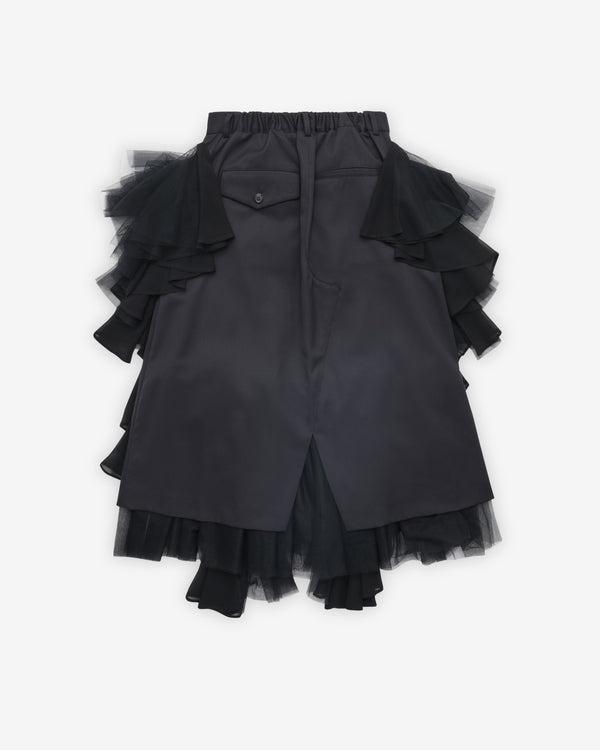 Noir Kei Ninomiya - Women's Ruffled Skirt - (Black)
