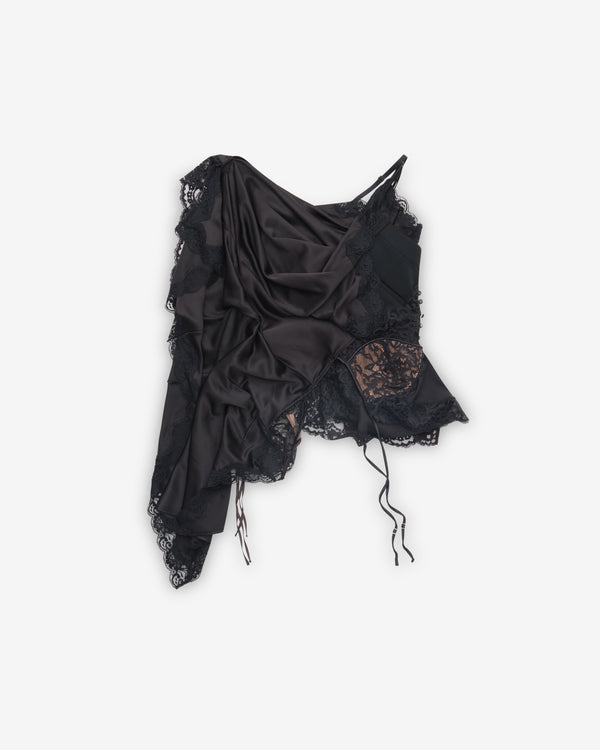 Junya Watanabe - Women's Draped Blouse - (Black)