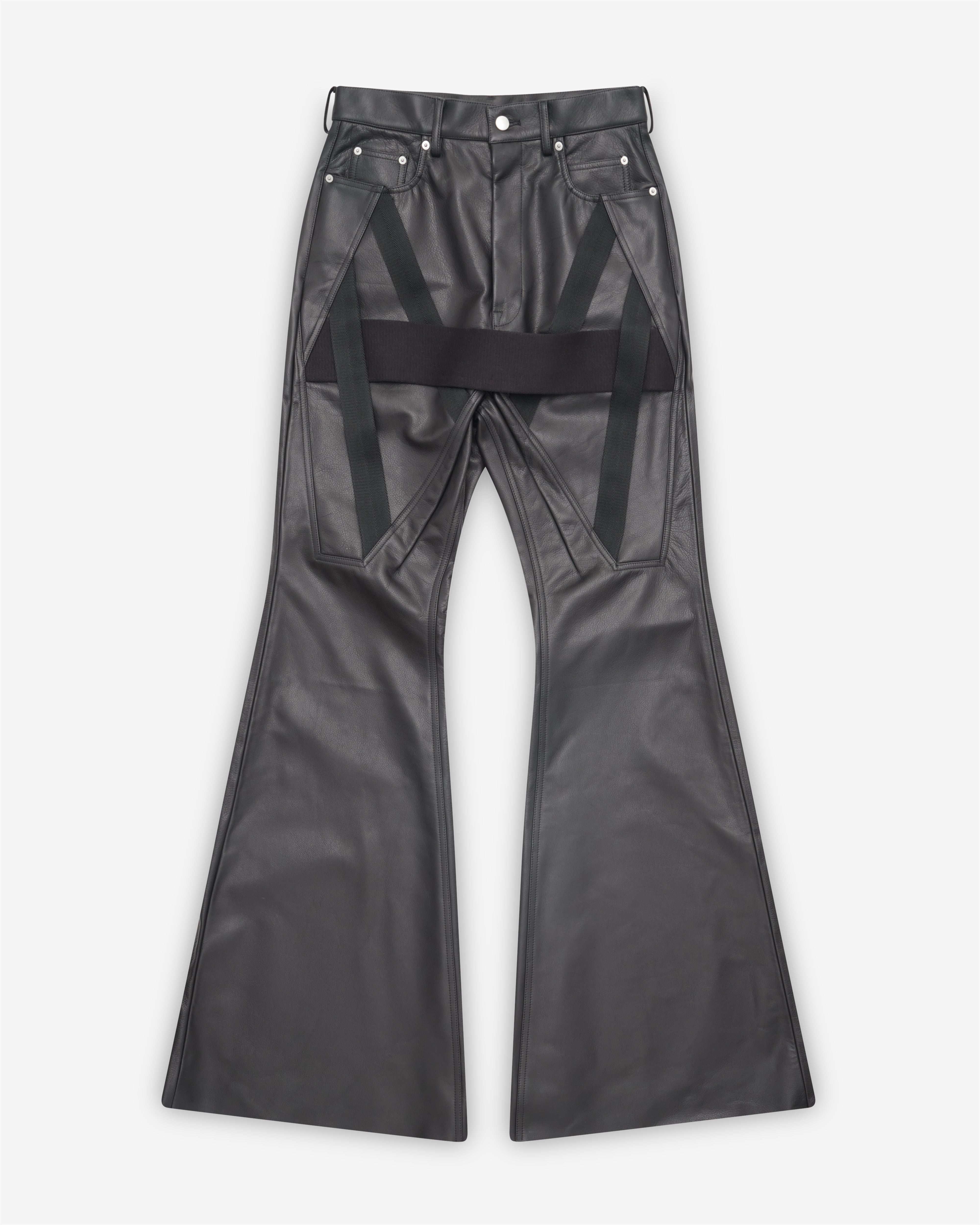 Rick Owens: Men's Megastrapped Bolan (Black) | DSMNY E-SHOP