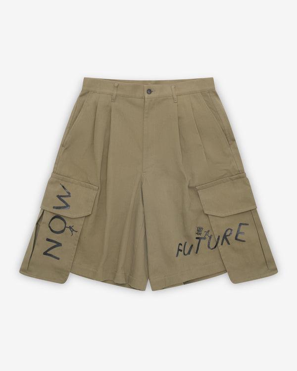 CDG Shirt - Men's Now Future Shorts - (Khaki)
