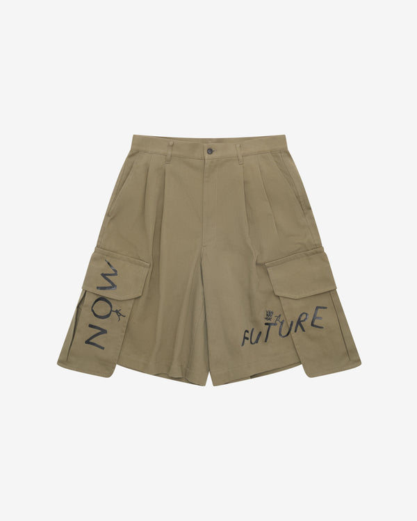 CDG Shirt - Men's Now Future Shorts - (Khaki)