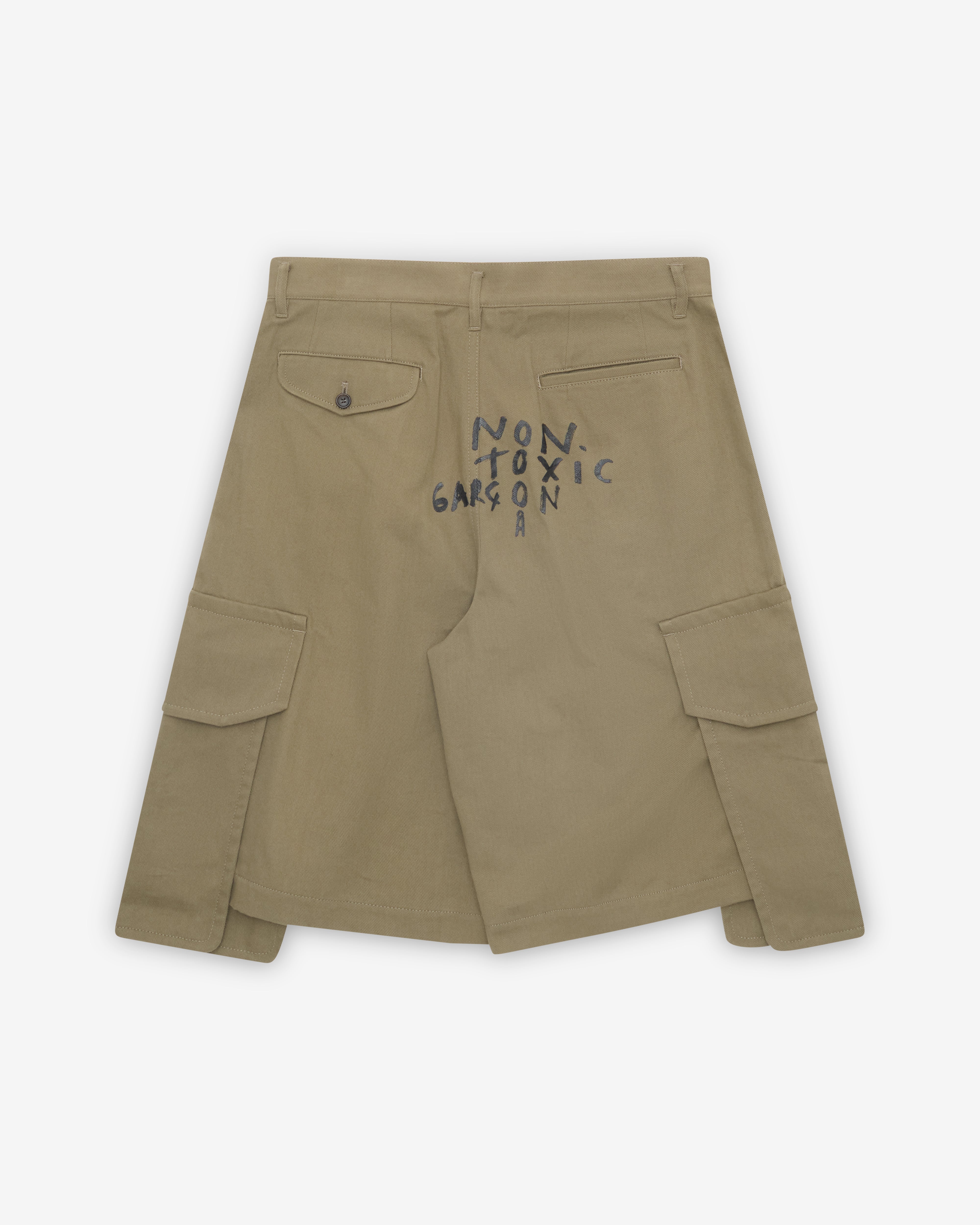CDG Shirt: Men's Now Future Shorts (Khaki) | DSMNY E-SHOP