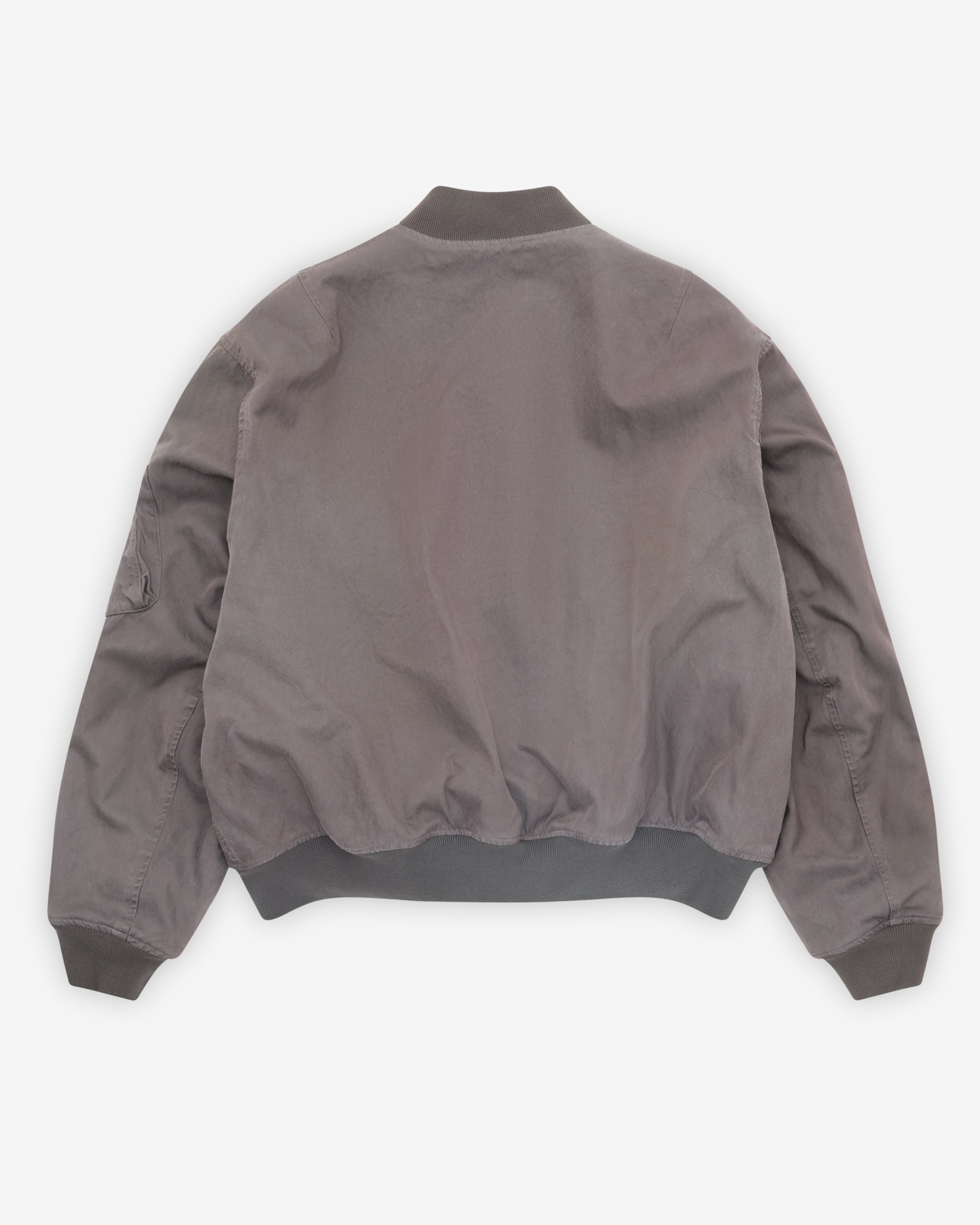 A.Presse: Men's Vintage Silk L-2B Flight Jacket (Purple) | DSMNY E
