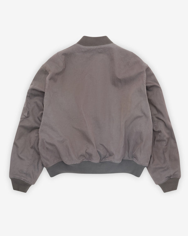 A.Presse - Men's Vintage Silk L-2B Flight Jacket - (Purple)