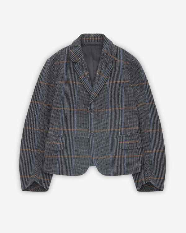 Christopher Nemeth - Men's Check Jacket - (Grey)