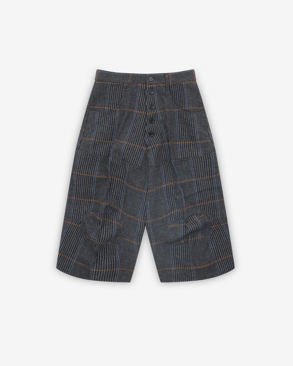 Christopher Nemeth - Men's Check Trousers - (Grey)