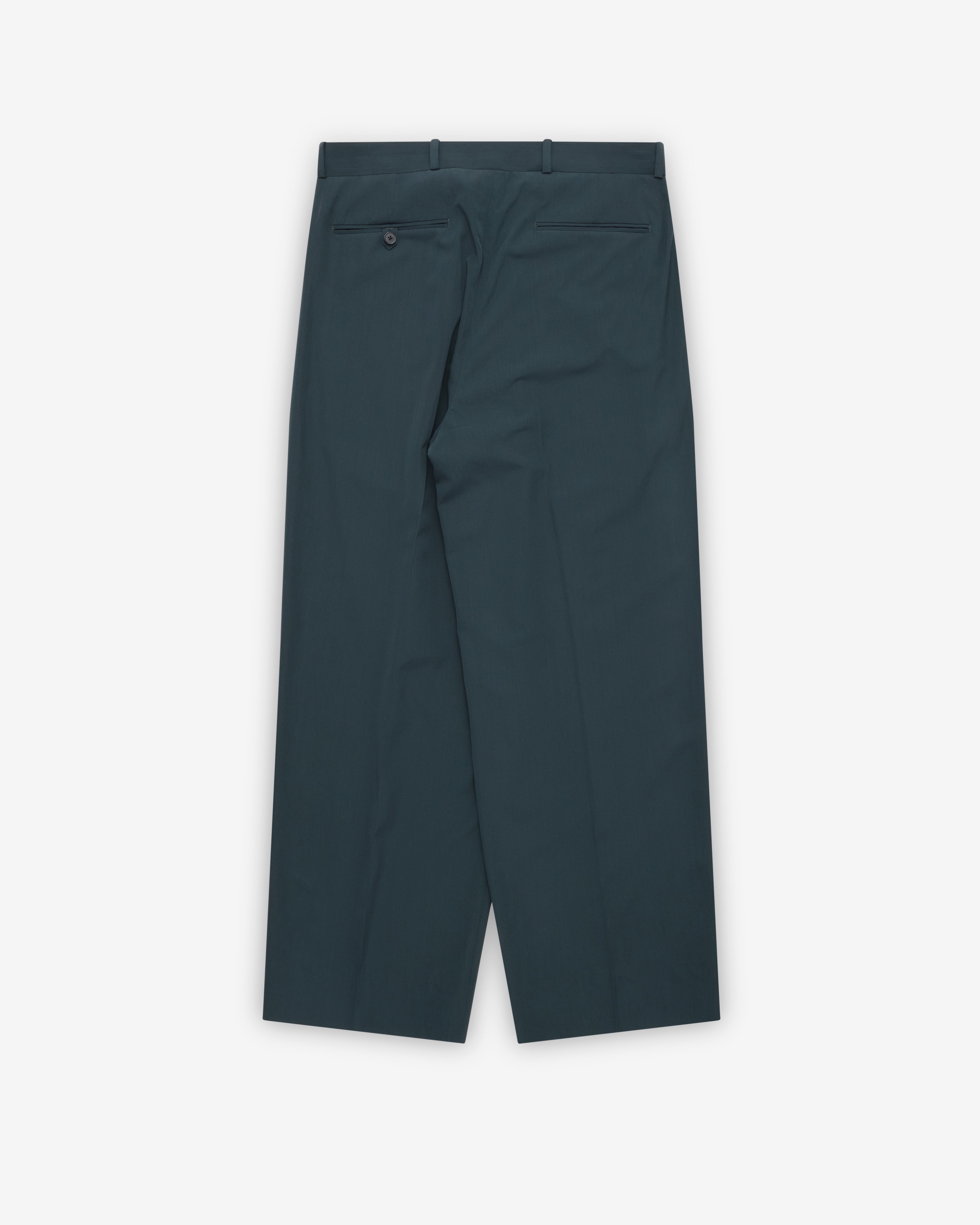 パンツ 26ss A.PRESSE Wool Rayon Wide Trousers A.Presse: Men's Wool Rayon Wide Trousers (Green) | DSMNY E-SHOP