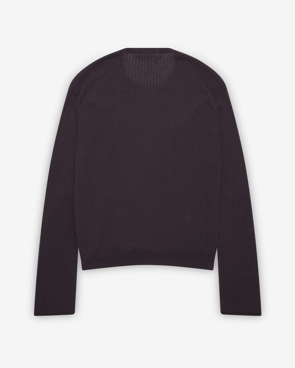 Our Legacy - Men's Fine Henley - (Noble Navy Cotton Crepe)
