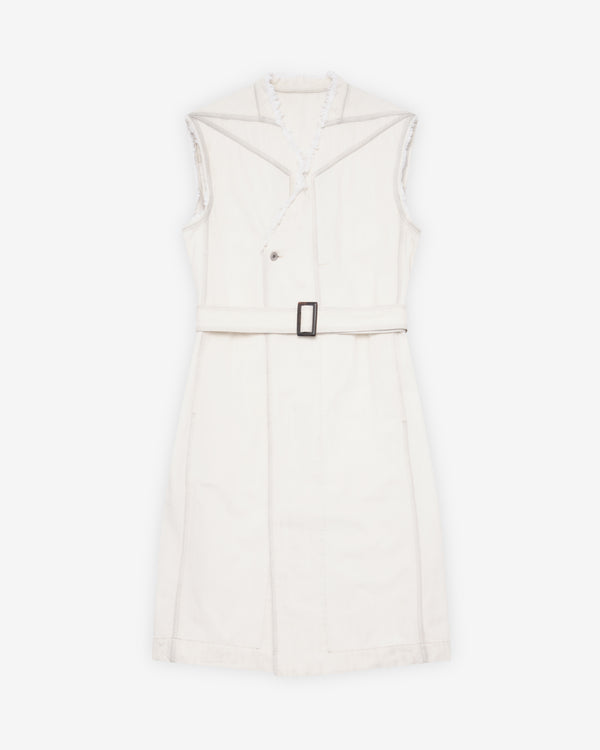 Rick Owens - Men's SL Temple DB Coat - (Milk Wash Denim)