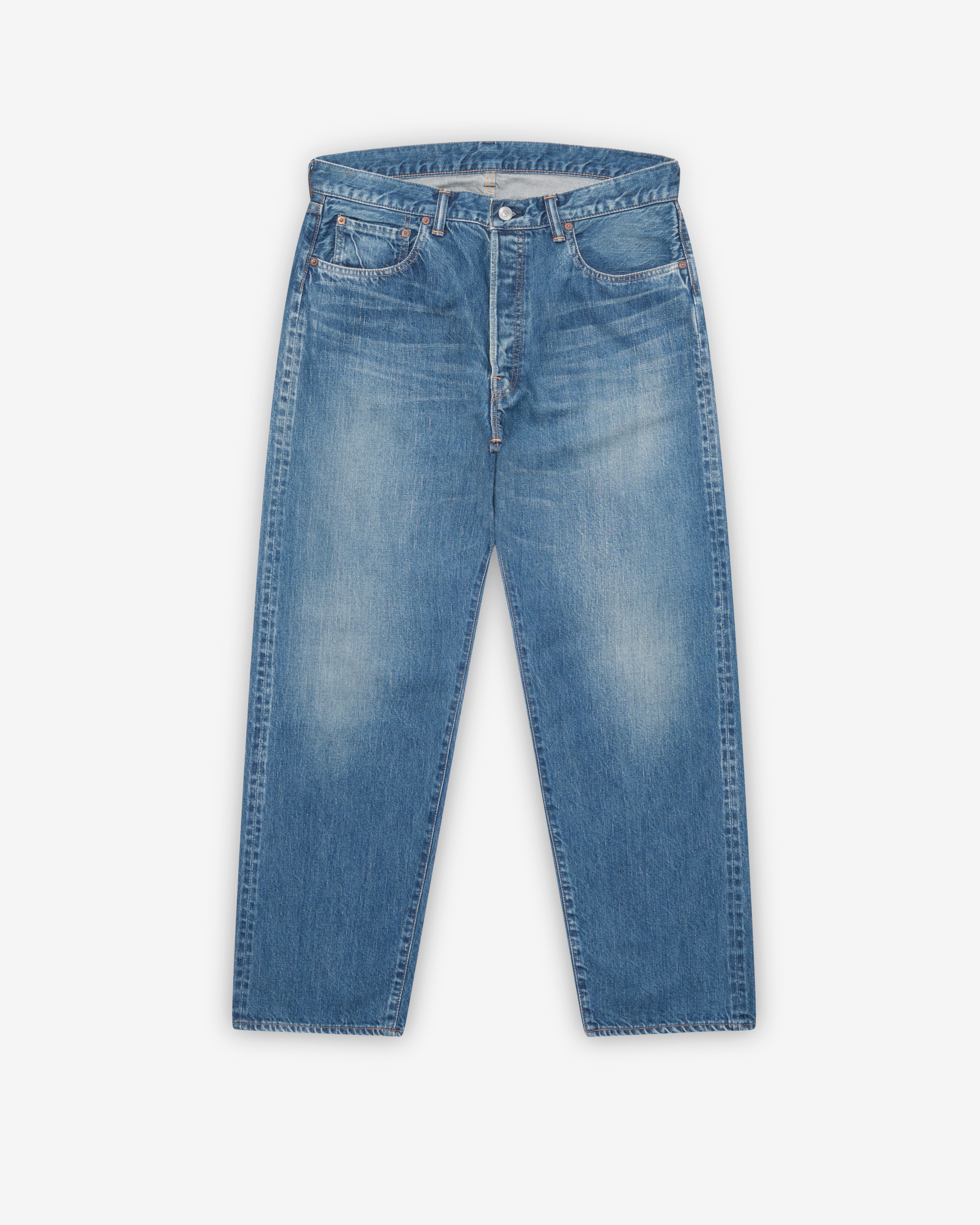 A.Presse: Men's Washed Denim Pants (Bleach) | DSMNY E-SHOP