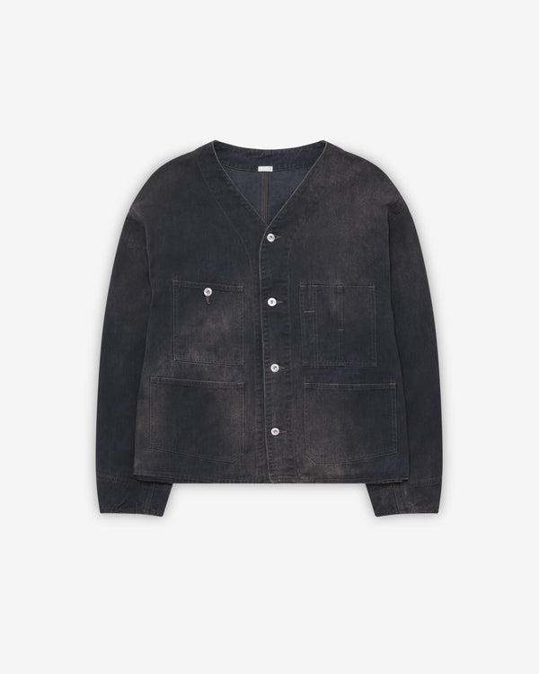 A.Presse - Men's Denim Engineer Jacket - (Black)