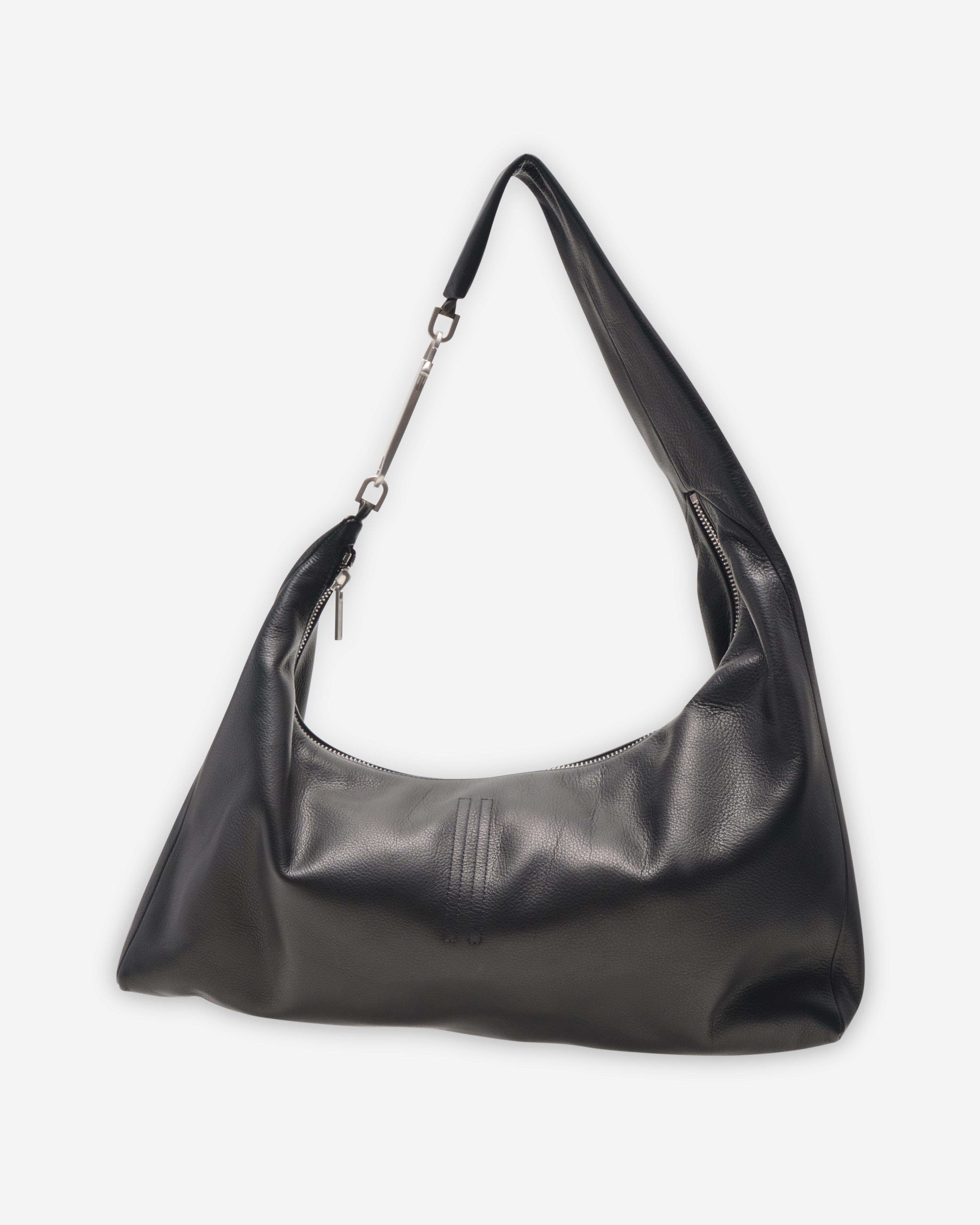 Rick Owens: Men's Cropped Gemini Bag (Black) | DSMNY E-SHOP