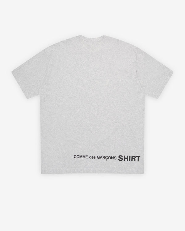 CDG Shirt - Men's Back Logo T-Shirt Knit - (Grey)