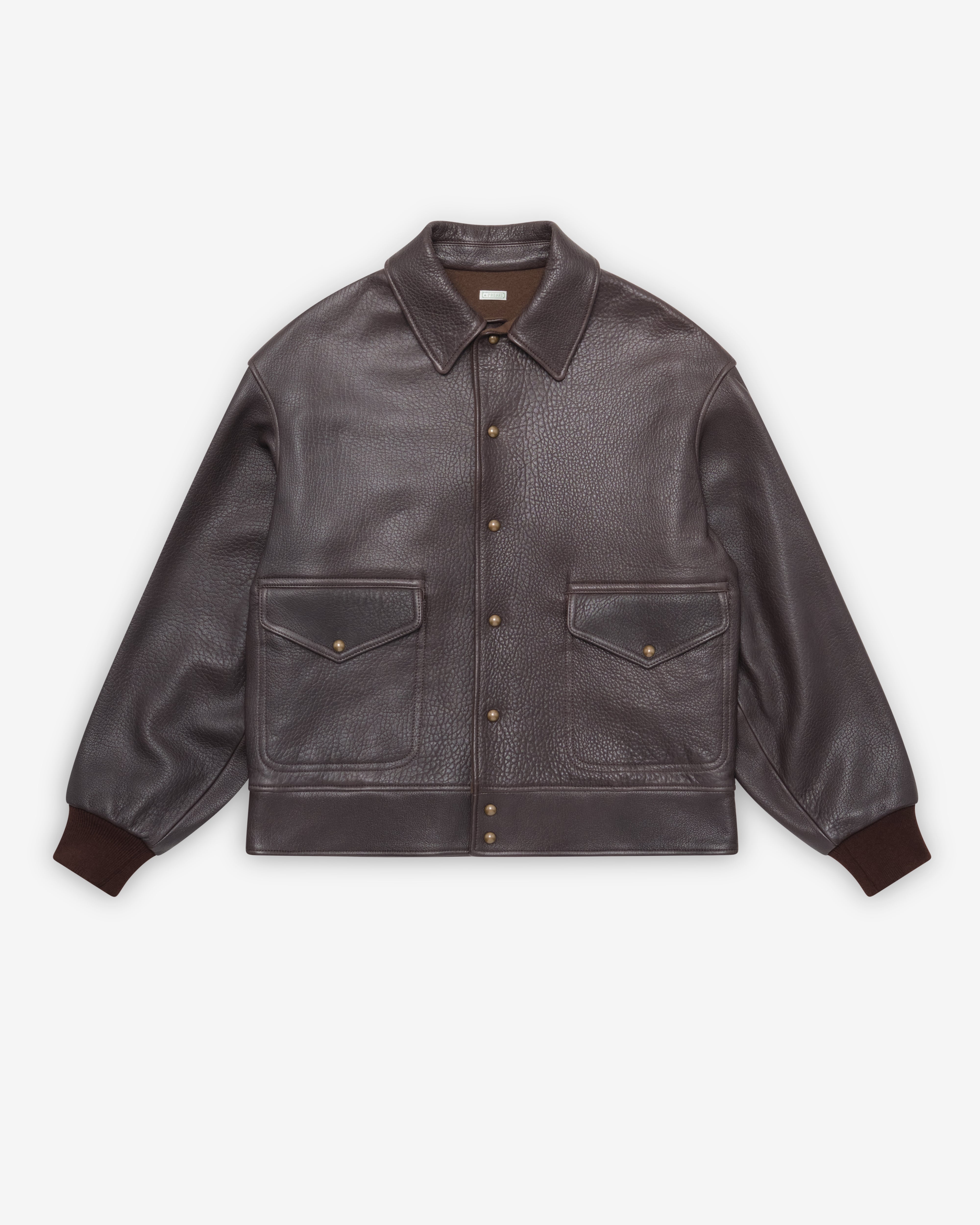 A.Presse: Men's A-1 Flight Jacket (Brown) | DSMNY E-SHOP
