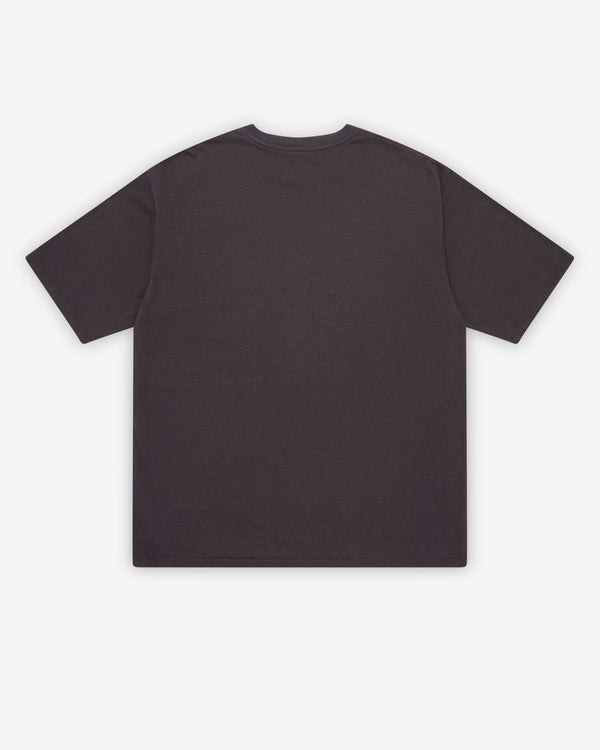 A.Presse - Men's Cashmere Blend Short Sleeve T-Shirt - (Charcoal)