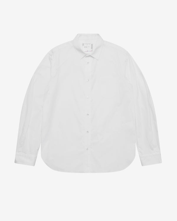 sacai - Men's Poplin Shirt - (White)