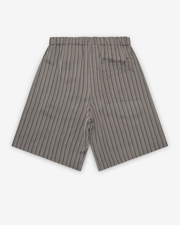 Dries Van Noten - Men's Striped Shorts - (Grey)